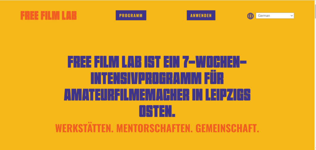 „Introducing to Filmmaking“ auf Film Free Lab